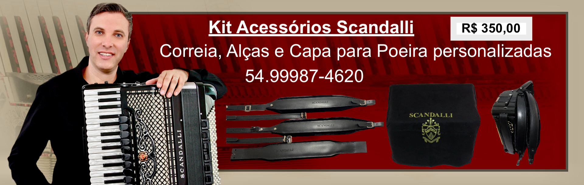 Kit Scandalli personalizadas