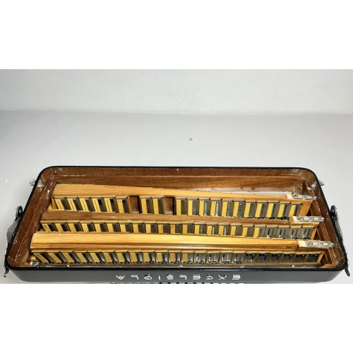 Acordeon Excelsiola Terça Oitavada - 7/3 Reg - 9.5 kg - 44,5 cm