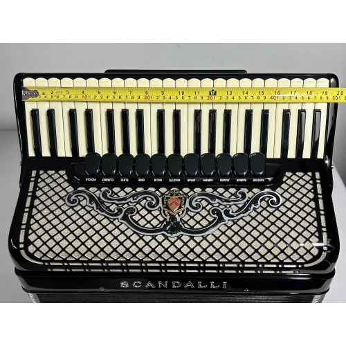 Acordeon Scandalli Super VI 2012 - Cass Duplo - 12.1 kg - 12/11 Reg. - 49 cm