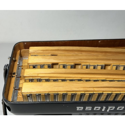 Acordeon La Melodiosa - Quarta Oitavada - 11 kg - 9/3 Reg. - 48,5 cm